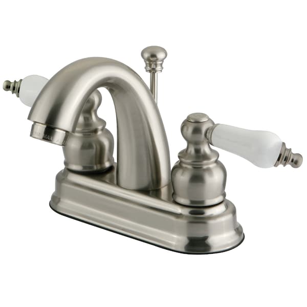 4" Centerset Bathroom Faucet, Brushed Nickel